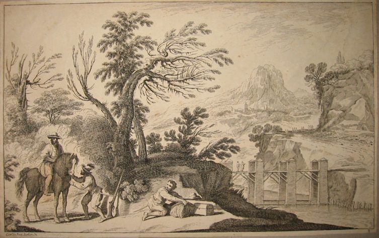 Anonimo [Paesaggio con briganti] Secolo XVIII s.l. 